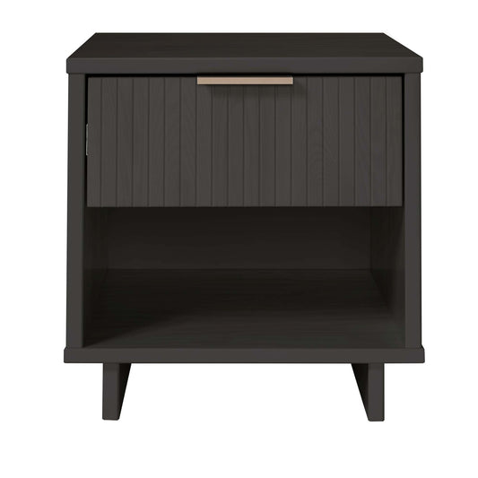 Nightstand in Charcoal Gray