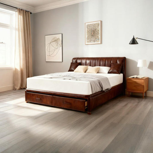 10 King Green Tea Memory Foam Mattress in Box, Fiberglass Free, White(Bed not included)