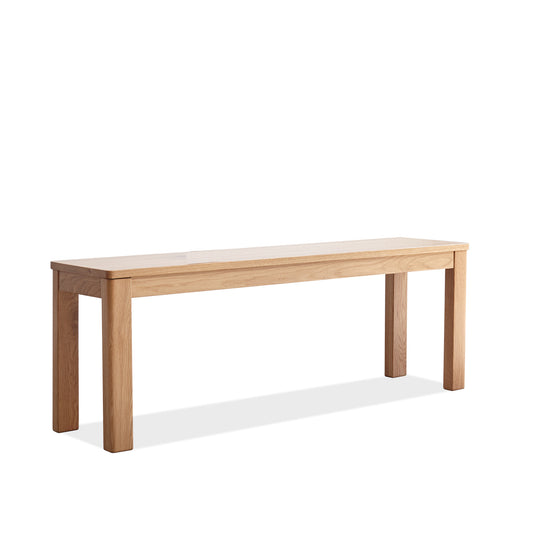 Natural Oak Wood for Dining Bench Table Bench for Living Room