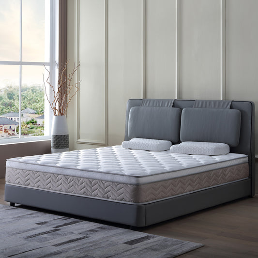 Medium Firm 12 Inch Memory Foam Mattress Pocket Spring Hybrid Mattress Pressure Relief Breathable Mattress In A Box