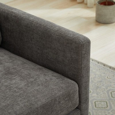 30.7" Square Modern Ergonomic Upholstered Swivel Accent Chair 360 Comfy Lounge Armchair Living Room Bedroom Apartment Home Villa