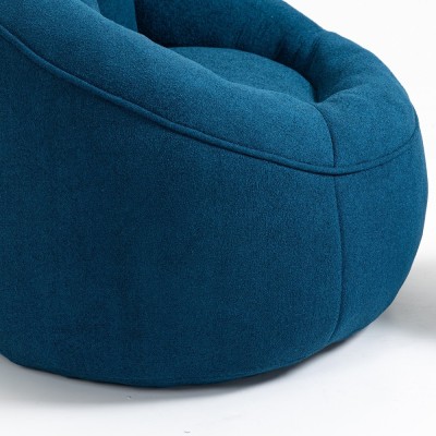 Bean Bag Sofa Chair High Pressure Foam Padded Modern Design Durable Living Room & Home Office Footrest