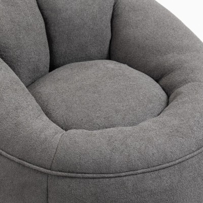 Bean Bag Sofa Chair High Pressure Foam Padded Modern Design Durable Living Room & Home Office Footrest