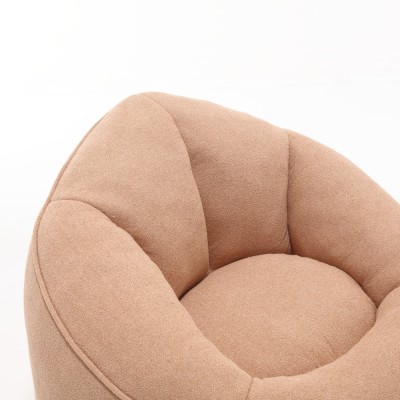 Bean Bag Sofa Chair High Pressure Foam Padded Modern Design Durable Living Room & Home Office Footrest