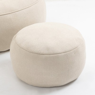 Bean Bag Sofa Chair High Pressure Foam Padded Modern Design Durable Living Room & Home Office Footrest