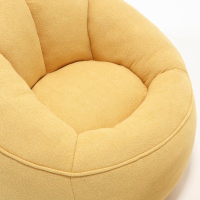 Bean Bag Sofa Chair High Pressure Foam Padded Modern Design Durable Living Room & Home Office Footrest