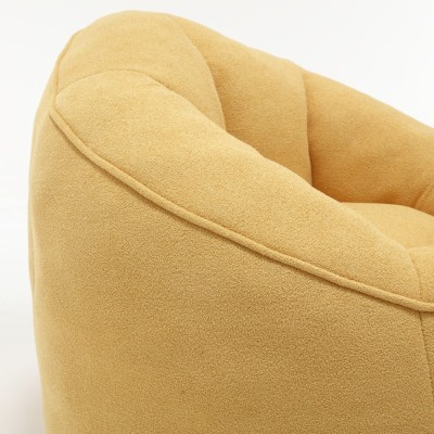 Bean Bag Sofa Chair High Pressure Foam Padded Modern Design Durable Living Room & Home Office Footrest