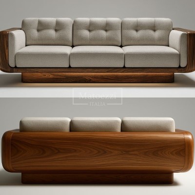 European Style Minimalist Living Room Modern Luxury White Leisure Wooden Leg Sofa Set Furniture Lounge Suite Couches Sofa