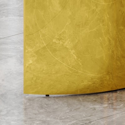 Modern Minimalist Dining Table Black Patterned Glass Desktop Golden Metal Legs Eco-friendly Durable Home Furniture for Hotels