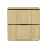 Nightstand in Natural and Gold