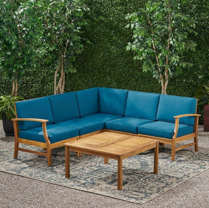 PERLA 6-PCS SOFA SET, BLUE