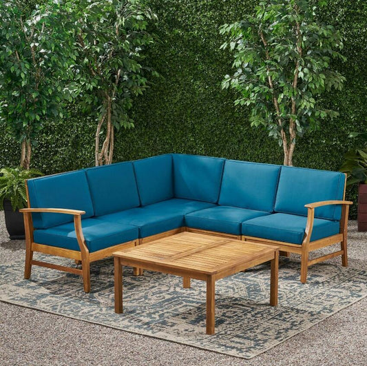 PERLA 6-PCS SOFA SET, BLUE