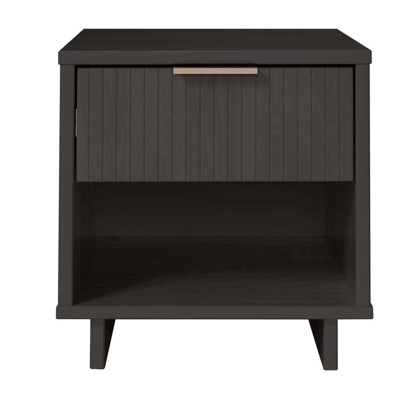 Nightstand in Charcoal Gray