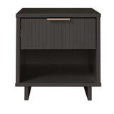 Nightstand in Charcoal Gray