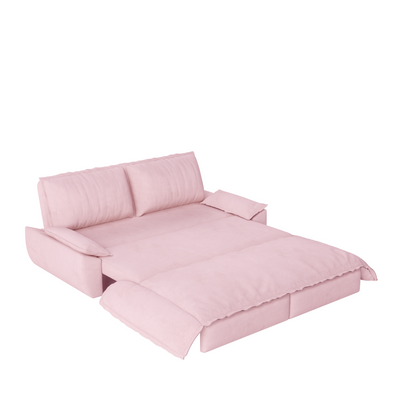 73.2' Queen Pull Out Sofa Bed,3-in-1 Convertible Sleeper Sofa,Multi-Functional Velvet Loveseat Bed