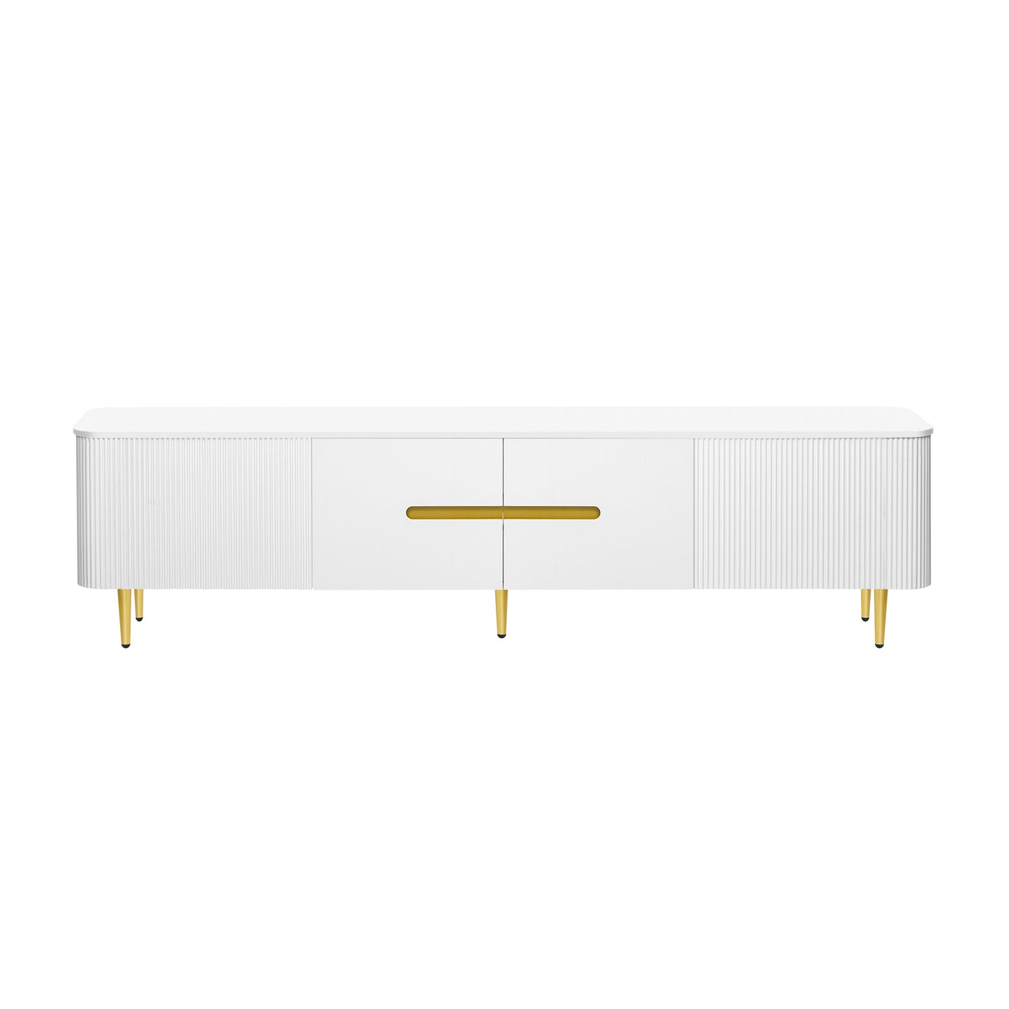 78.7''Minimalist TV Stand for TVs up to 85 Inches, Modern Entertainment Center Media Console with 4 Spacious Cabinets for Living room