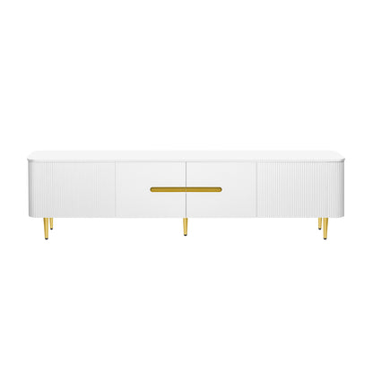 78.7''Minimalist TV Stand for TVs up to 85 Inches, Modern Entertainment Center Media Console with 4 Spacious Cabinets for Living room