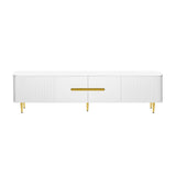 78.7''Minimalist TV Stand for TVs up to 85 Inches, Modern Entertainment Center Media Console with 4 Spacious Cabinets for Living room