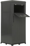 Package Delivery Box for Outside, Large Parcel Drop Box with Lockable Secure, Waterproof Resin Storage Anti-Theft Outdoor Package Delivery for Porch, Curbside, House