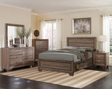 Oatfield Washed Taupe 5-piece Queen Bedroom Set