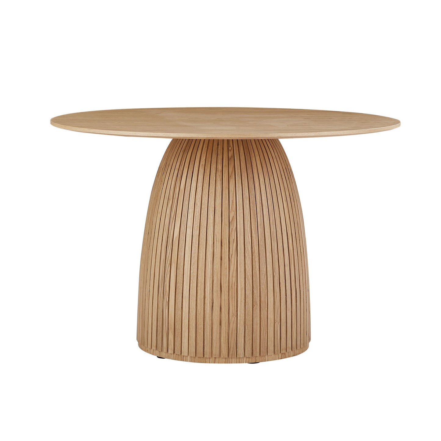Round Dining Table Modern Wood Kitchen Table 47.24' Circular Tabletop for Leisure Coffee Table OAK.