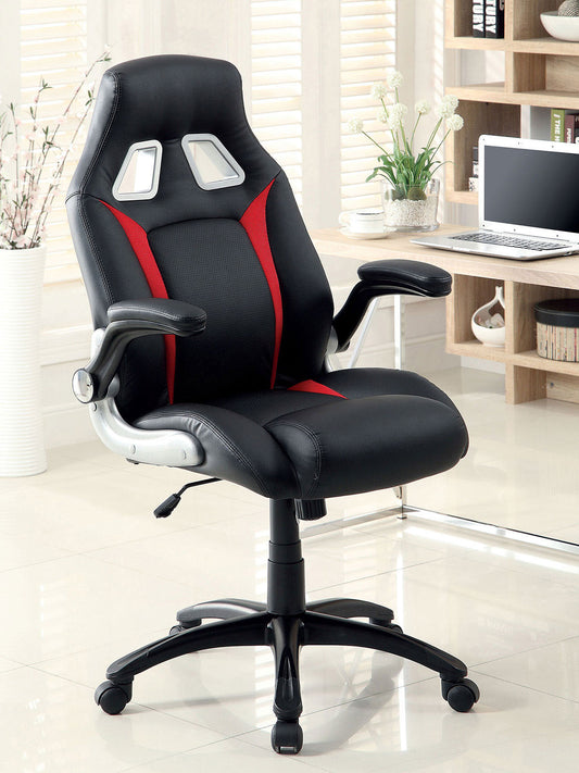 Modern Contemporary Padded Office Chair Pneumatic Height Adjustable An Wheel Legs