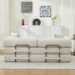 Folding Sofa Bed, Convertible Couch Bed with 2 Pillows, Fold Out Couch, Foam Spring Floor Mattress,