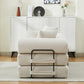 Folding Sofa Bed, Convertible Couch Bed with 2 Pillows, Fold Out Couch, Foam Spring Floor Mattress,