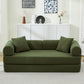 Luxury Sofa Bed Convertible to Folding Couch Corduroy Vacuum Compressed Sofa for Small Apartments and Homes
