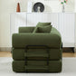 Luxury Sofa Bed Convertible to Folding Couch Corduroy Vacuum Compressed Sofa for Small Apartments and Homes