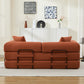 Newest Compression Sofa,Convertible Floor Sofa Bed-with Pillow Back Support Armrest,Comfy Futon Couch Lounge Sleeper Bed