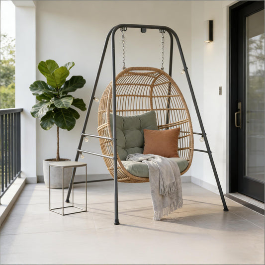 Outdoor Hanging Chairs Stand,Stable Hammock Chair Stand(Only Chair Stand)