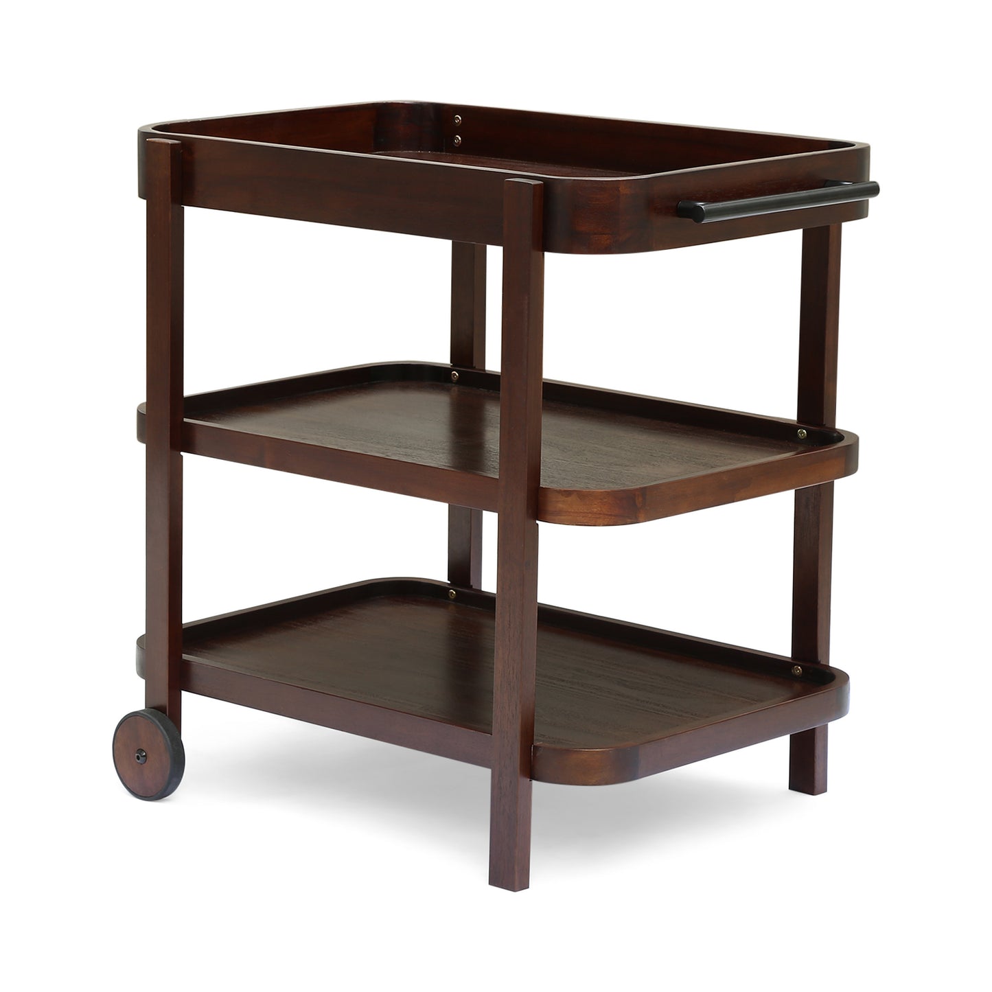 Christopher Knight Home Selleck Wood Bar Cart
