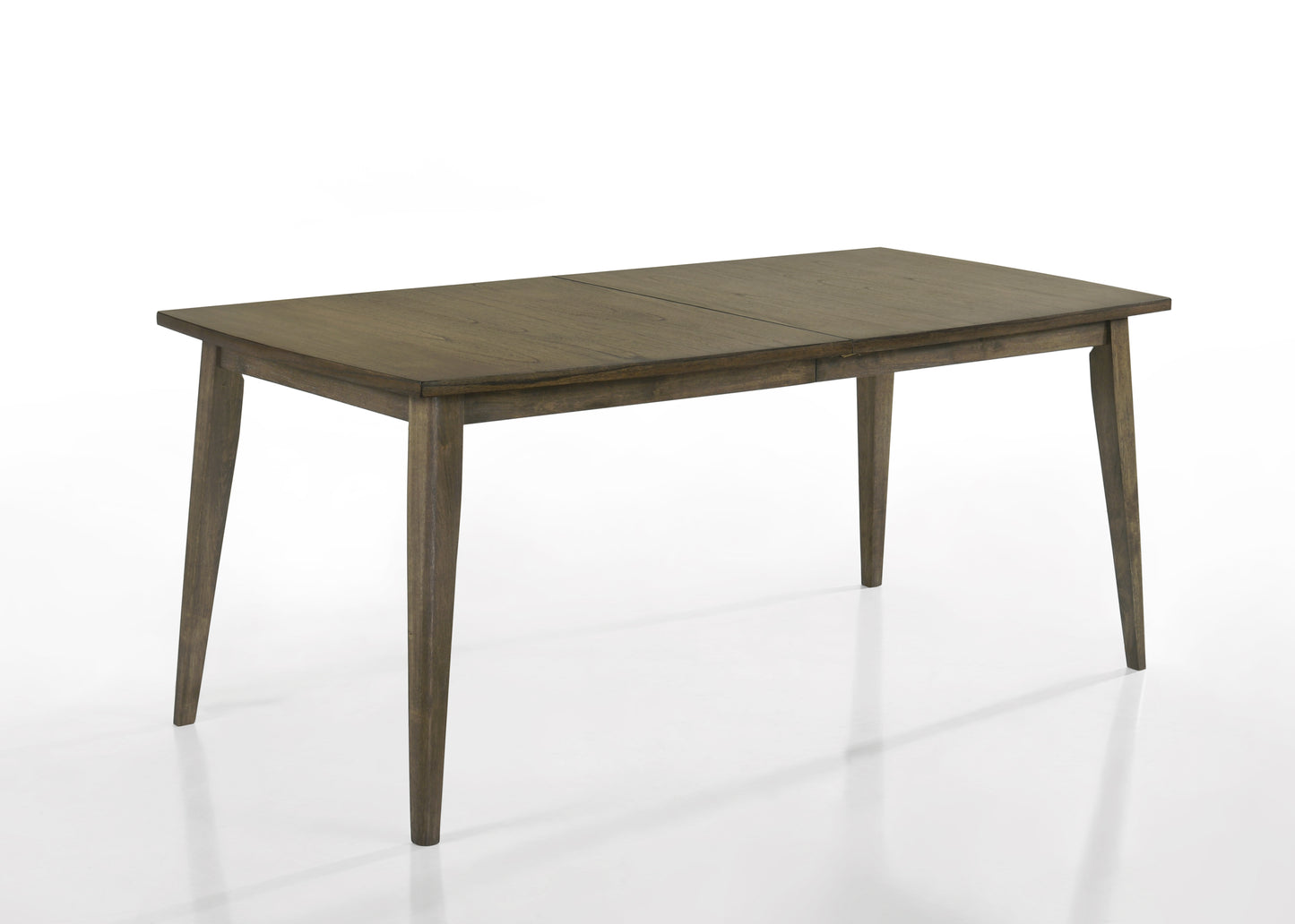 Bistro Vintage Walnut 72' Wide Contemporary Rectangle Dining Table