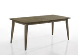 Bistro Vintage Walnut 72' Wide Contemporary Rectangle Dining Table