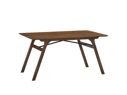 Kaela Walnut Finish Dining Table