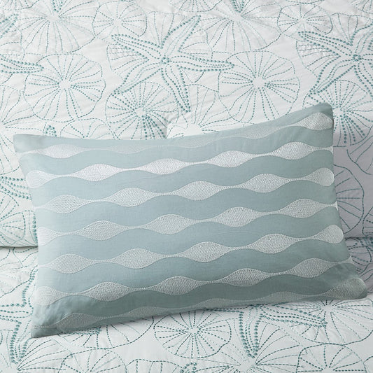 Oblong Pillow Blue 12x20'