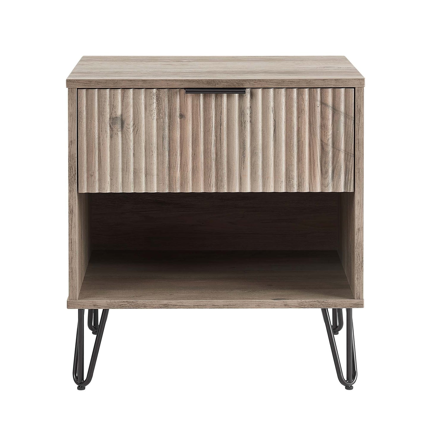 Nightstand in Rustic Gray