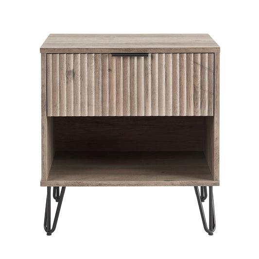 Nightstand in Rustic Gray