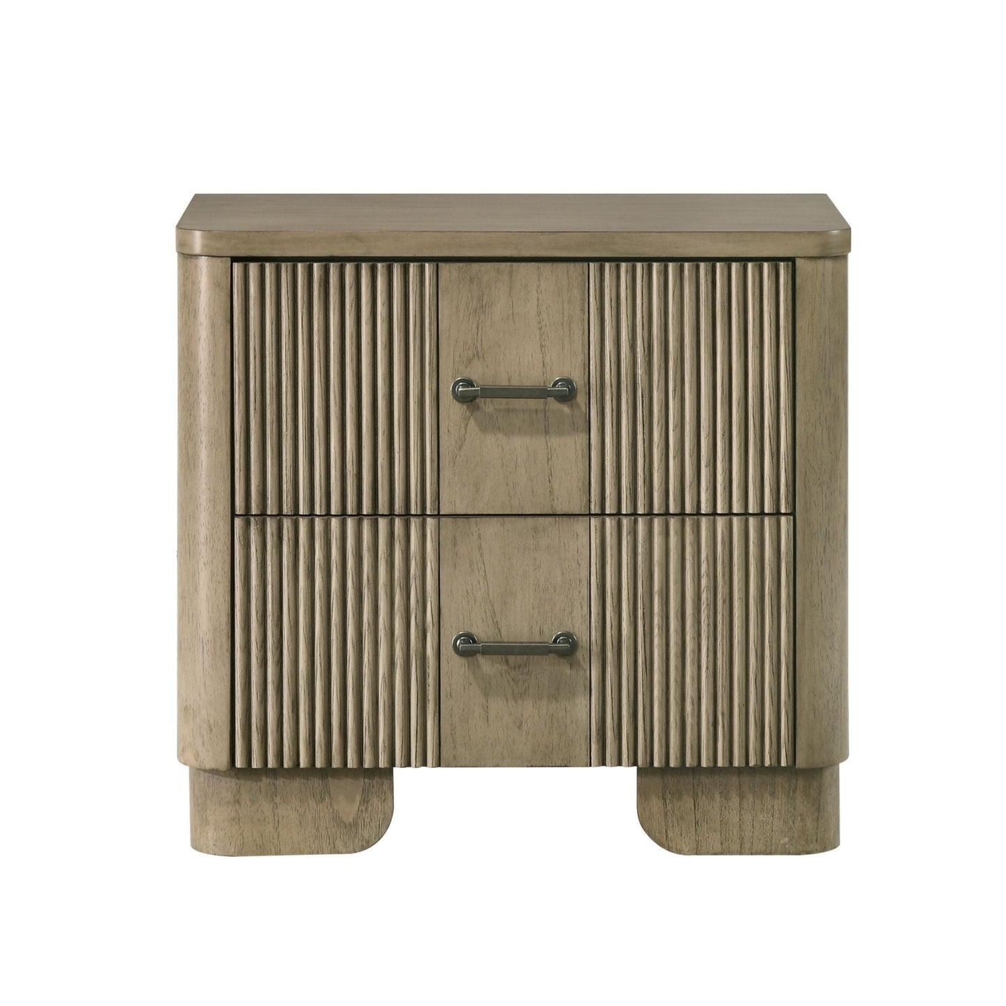 Lakkari Antique Oak Nightstand